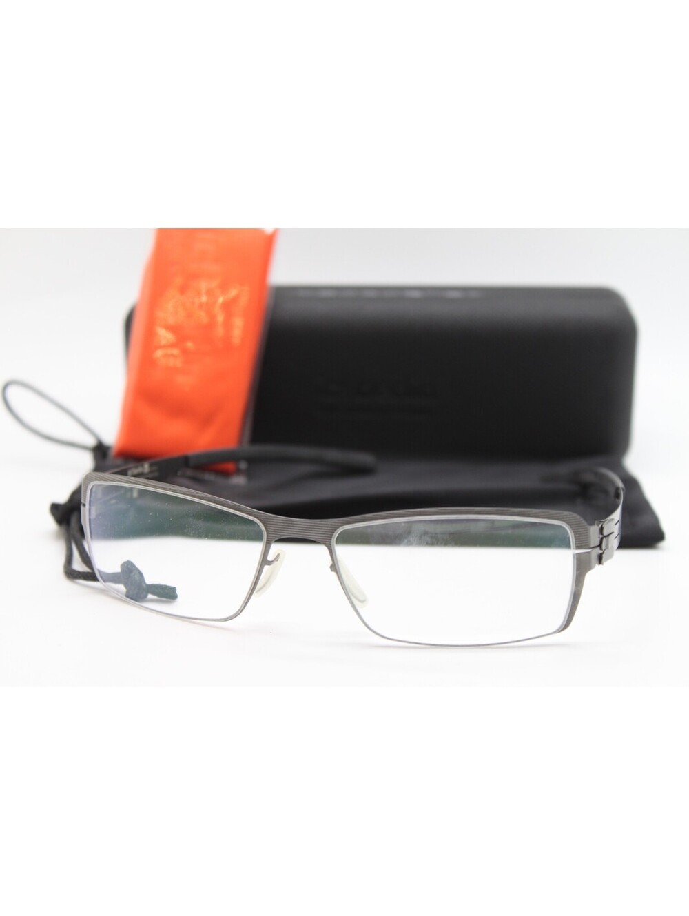 NEW IC! BERLIN MODEL WYBERHAKEN GRAPHITE AUTHENTIC EYEGLASSES W/CASE 56-18